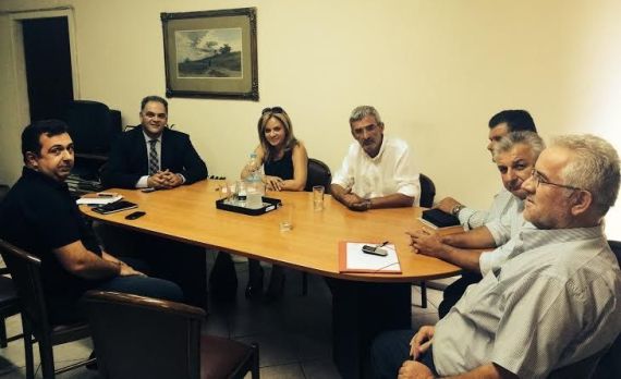 συνάντηση με τον Γενικό Γραμματέα του Υπουργείου Αγροτικής Ανάπτυξης