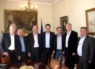 Επίσκεψη απόστρατων στο δήμαρχο Αγρινίου