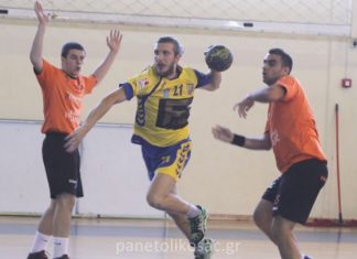 Ξεκίνημα με ισοπαλία για τον Παναιτωλικό στο χάντμπολ