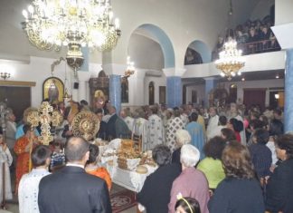 Πανηγυρικός εσπερινός στο ναό του Αγίου Θωμά Αγρινίου