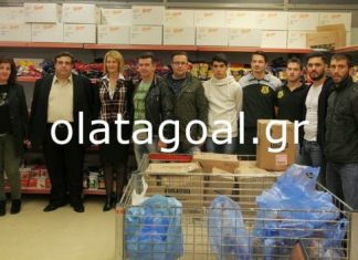 Ενίσχυσε το κοινωνικό παντοπωλείο του Δήμου Αγρινίου η Αναγέννηση Θέρμου