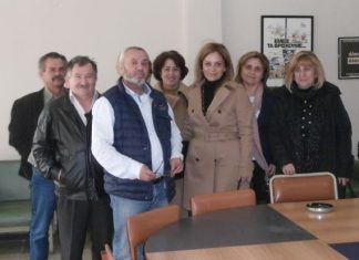 Η Αντιπεριφερειάρχης Π.Ε. Αιτωλοακαρνανίας στο νέο κτίριο στο Βοϊδολίβαδο