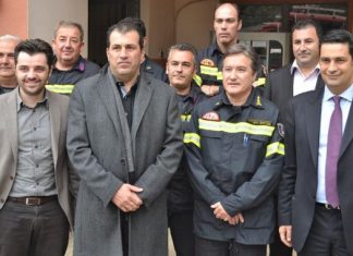 Εθιμοτυπικές επισκέψεις Παπαναστασίου σε Πυροσβεστική και Αστυνομία