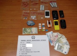 Τέσσερις συλλήψεις για ναρκωτικά σε Αγρίνιο και Μεσολόγγι