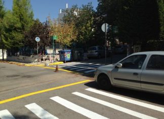 Σε διαγραμμίσεις των οδών προβαίνει ο δήμος Μεσολογγίου