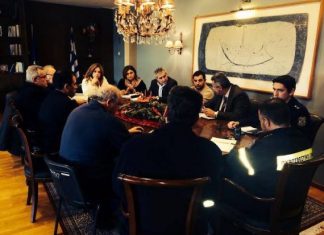 Νέα σύσκεψη στην Περιφερειακή Ενότητα στο Μεσολόγγι για την αντιμετώπιση της θεομηνίας