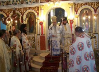 Γιορτάζει ο Ι.Ν. Ευαγγελιστού Μάρκου στην Καψοράχη