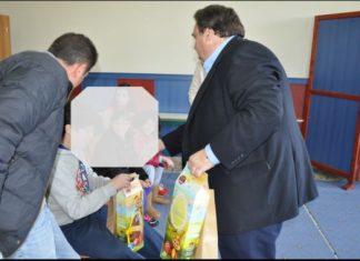 Επίσκεψη Κ. Καλαντζή στο 2ο Ειδικό Δημοτικό Σχολείο Αγρινίου