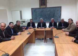 Επίσκεψη Πατούλη στο Θέρμο