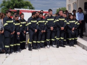 εθελοντές πυροσβέστες