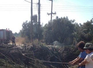 Μικρές εστίες φωτιά σε Παναιτώλιο και Καινούργιο