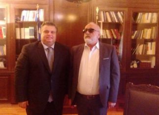 Συνάντηση του Ν. Καραπάνου με τον Παναγιώτη Κουρουμπλή