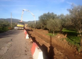 Εργασίες στο δρόμο Θέρμο – Πετροχώρι