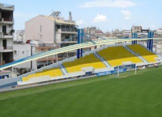 Όλα έτοιμα για το σκέπαστρο στην νότια εξέδρα του γηπέδου του Παναιτωλικού