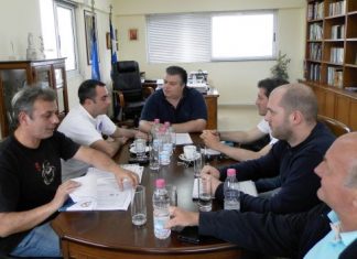 Σύσκεψη του δημάρχου Μεσολογγίου με τον Ναυτικό Όμιλο