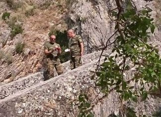 Εμπειρογνώμονες του Στρατού για έργα στα ορεινά του δήμου Θέρμου