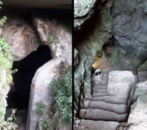 Είσοδος του σπηλαίου Μάστρου Μεσολογγίου