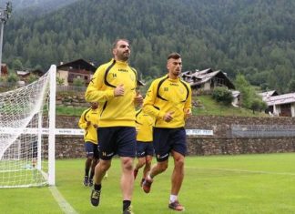 Η πρώτη προπόνηση του Παναιτωλικού στην Ιταλία