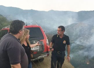 Συντονισμός δυνάμεων για την φωτιά στον Άγιο Γεώργιο – Δεν εκκενώθηκαν οικισμοί