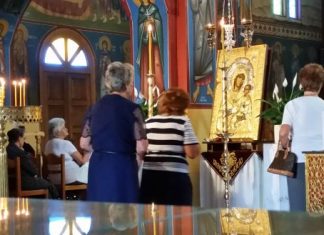 Συνεχίζεται στο Αντίρριο η προσκύνηση της Ιεράς Εικόνας της Παναγίας της Βηματάρισσας