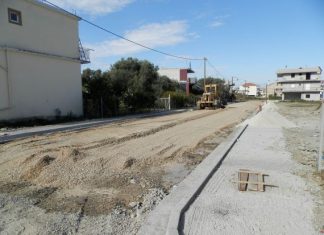 Έργα οδοποιίας στις περιοχές Καλονής και Αγίου Δημητρίου Μεσολογγίου