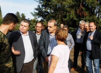 Ο Γενικός Γραμματέας Πολιτικής Προστασίας στο Δήμο Μεσολογγίου