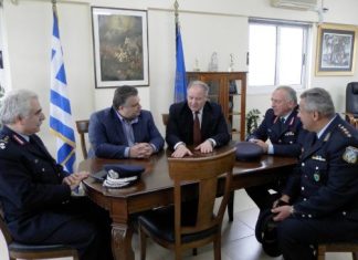 Συνάντηση του Δημάρχου Μεσολογγίου με τον Αρχηγό της Ελληνικής Αστυνομίας