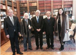 Συνάντηση του Προέδρου της Ελληνικής Δημοκρατίας με τον Σύνδεσμο Αιτωλοακαρνάνων «Όσιος Ευγένιος ο Αιτωλός»