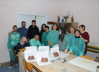 Χελιδονοφωλιές από πηλό στο Εργαστήρι «Παναγία Ελεούσα»