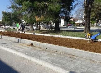 Eργασίες ανάπλασης στην περιοχή του Άγιου Ιωάννη Ρηγανά