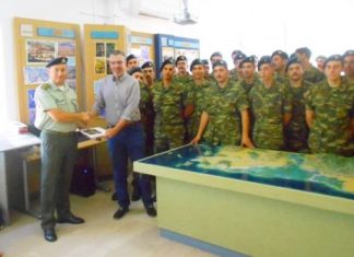 Ενημερωτική επίσκεψη στρατιωτών στο Φορέα Διαχείρισης Λιμνοθάλασσας Μεσολογγίου – Αιτωλικού