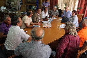 σύσκεψη με αλιείς