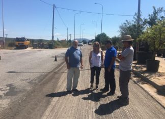 Eργασίες στο δρόμο Αμφιλοχία – Βόνιτσα και στο δρόμο προς το Βαθυαβάλι