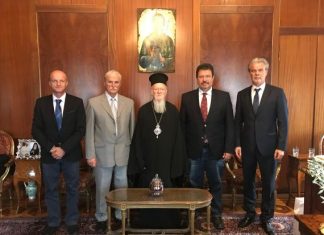 Επίσκεψη αντιπροσωπείας του δήμου Αμφιλοχίας στο Οικουμενικό Πατριαρχείο