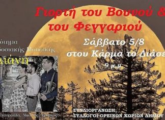 Εκδήλωση των Συλλόγων των ορεινών χωριών του Δήμου Θέρμου