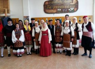 Τελετή λήξης των φετινών τμημάτων του Χορευτικού Ομίλου «Τα Μανουσάκια»