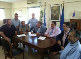 Υπεγράφη η σύμβαση του έργου για την βελτίωση της ποιότητας του νερού στο Αιτωλικό