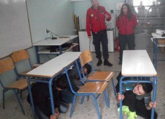 Αντισεισμική ενημέρωση από την Ε.Ο.Ε.Δ Μεσολογγίου στο Γυμνάσιο Νεοχωρίου