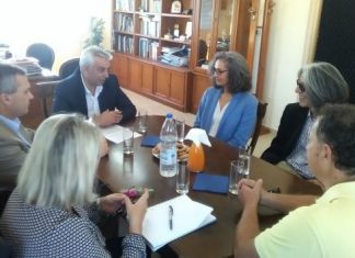 Η Ευρωβουλευτής Σοφία Σακοράφα στο Δήμο Μεσολογγίου