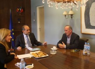 Συνάντηση Κατσιφάρα με τον υποψήφιο Πρόεδρο του Επιμελητηρίου Αιτωλοακαρνανίας Γιώργο Σωτηρόπουλο