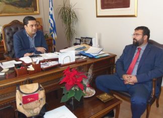 Συνάντηση Παπαναστασίου – Βασιλειάδη: Εγκαίνια μιας νέας συνεργασίας του δήμου με το υπουργείο Αθλητισμού