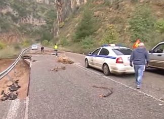 Άνοιξε με προσωρινή λύση ο δρόμος στην Κλεισούρα!