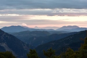 Πανοραμική εικόνα της περιοχής από την Αμβρακιά ως τον Πατραϊκό Κόλπο