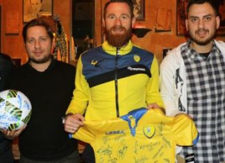 Αντιπροσωπεία του Παναιτωλικού στην πίτα των Guerreros