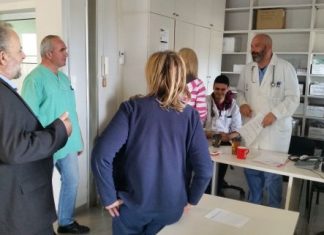 Αντιπροσωπεία του ΚΚΕ στο Νοσοκομείο Μεσολογγίου
