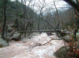 Τα ξυλογέφυρα της Κοσκινάς στο ορεινό θερμό