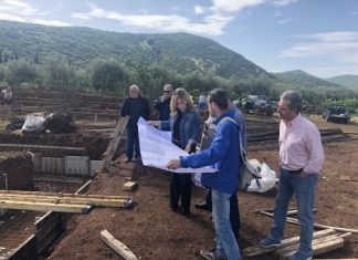 Έργα που εκτελούνται στο Δήμο Θέρμου επέβλεψε η Χρ. Σταρακά