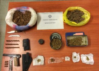 Συνελήφθη 48χρονος στο Νεοχώρι Μεσολογγίου με ναρκωτικά και όπλα