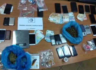 20 συλλήψεις για εγκληματική οργάνωση διακίνησης ναρκωτικών στην Αιτωλοακαρνανία