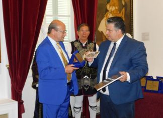 Επίσκεψη στο Μεσολόγγι του επίτιμου Προξένου της Κύπρου στο Μεξικό